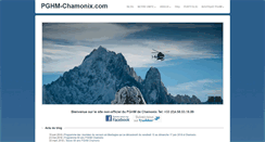 Desktop Screenshot of pghm-chamonix.com